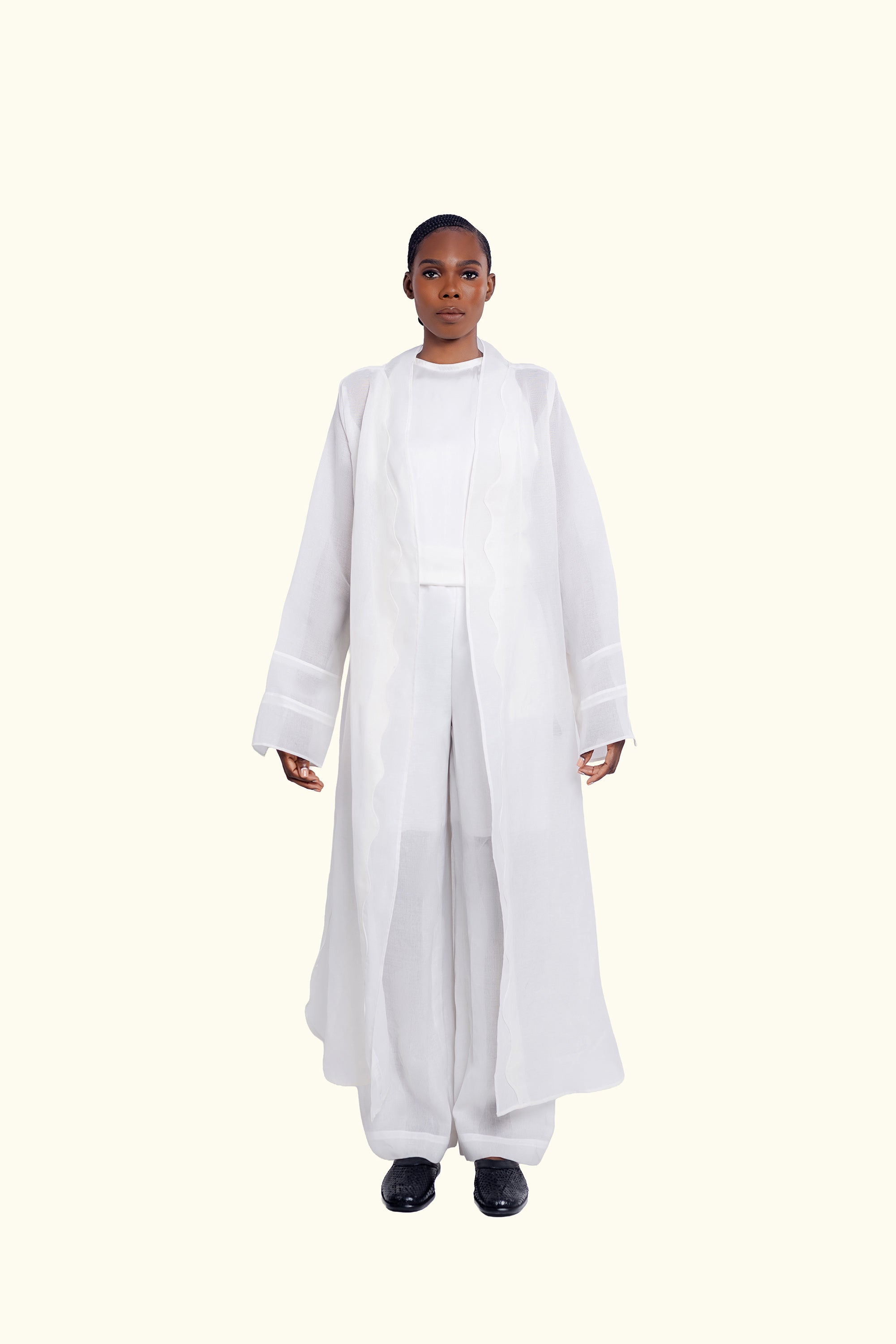 Rafaelis Duster Trouser Set (Crafted-to-Order)