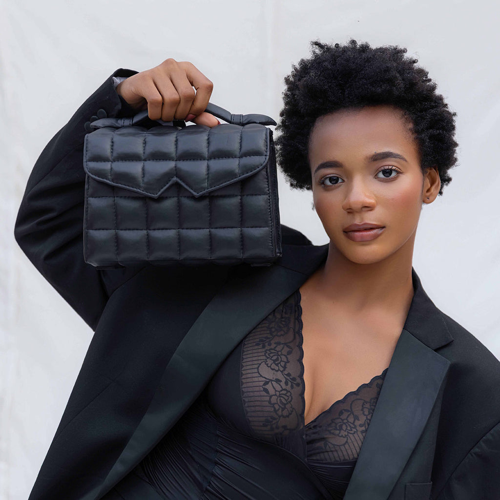 TKO CLASSIC - Quilted nappa leather handbag