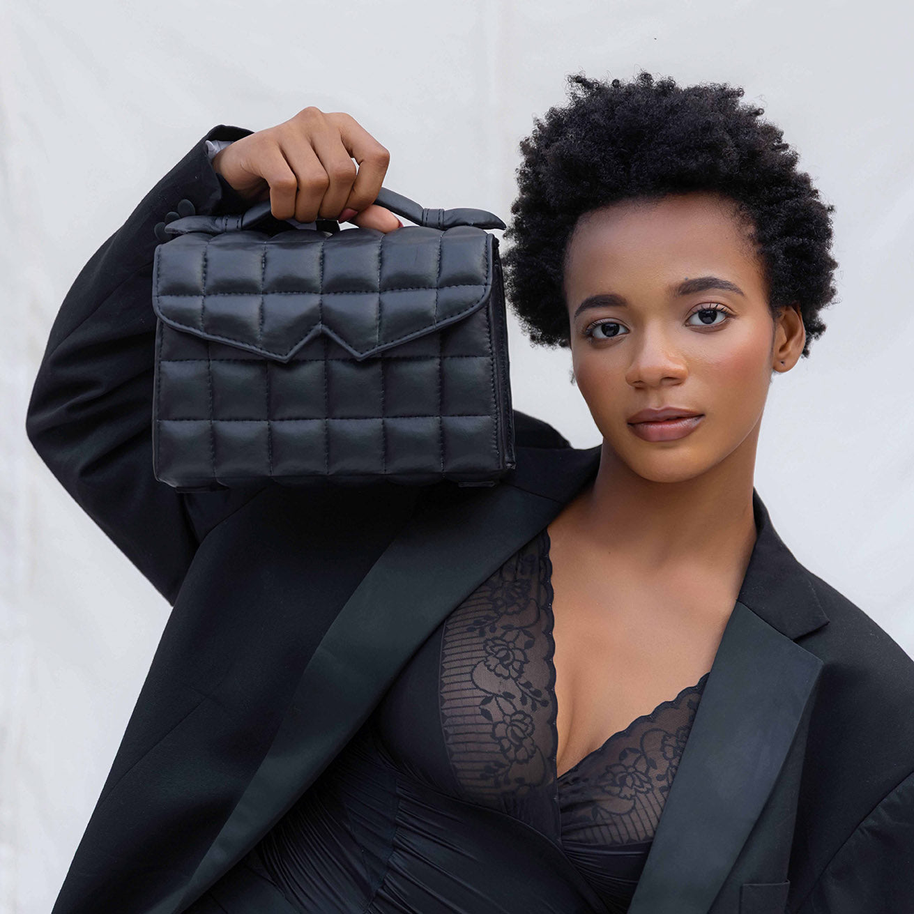 TKO CLASSIC - Quilted nappa leather handbag