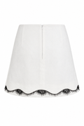 BONE STRAIGHT MINI SKIRT (PREORDER)