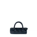 WOVEN BULLET BAG BLACK