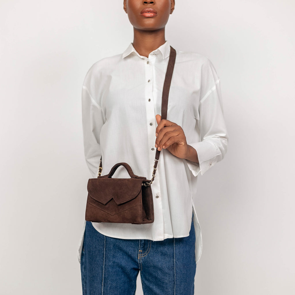 TKO Mini Chocolate Brown Suede