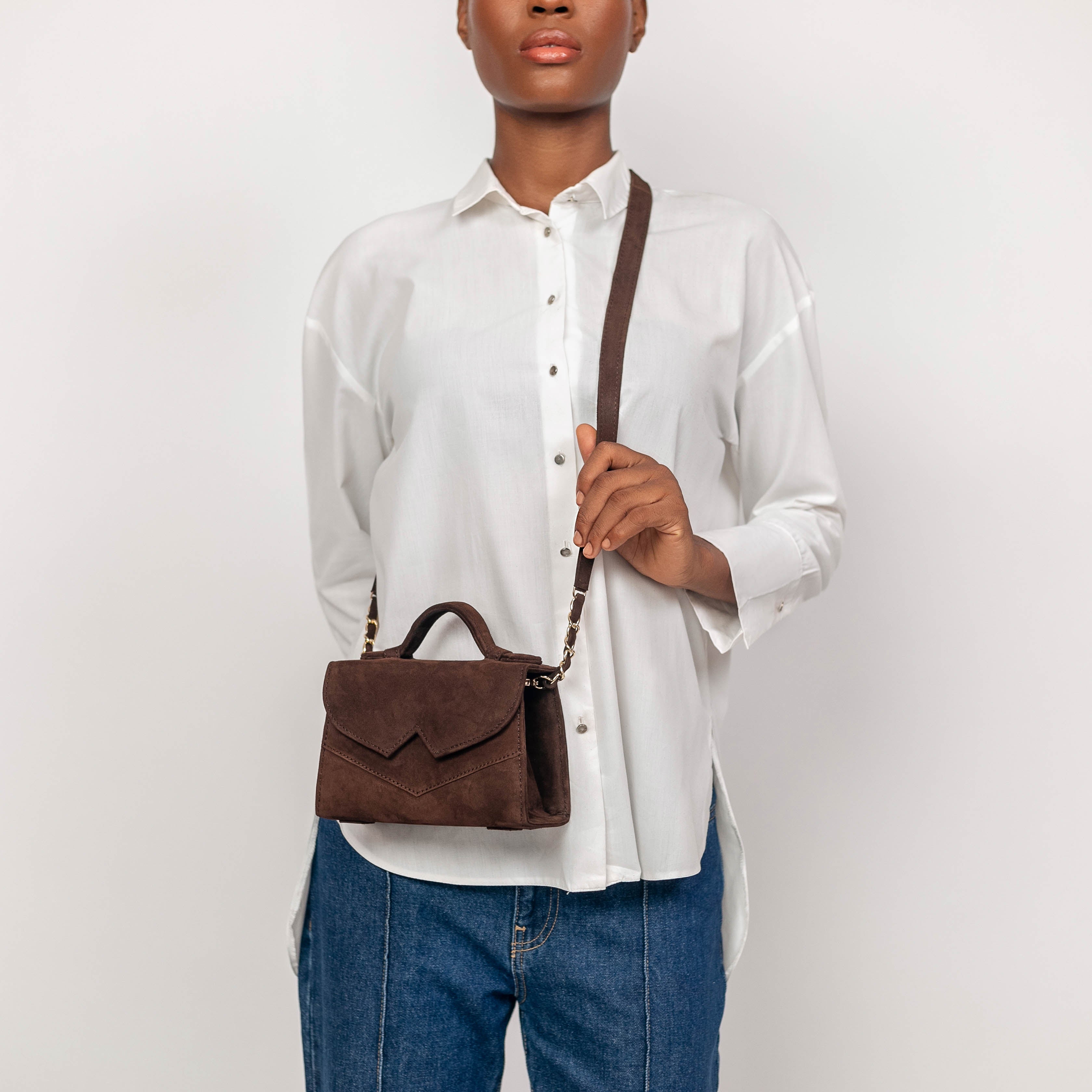 TKO Mini Chocolate Brown Suede