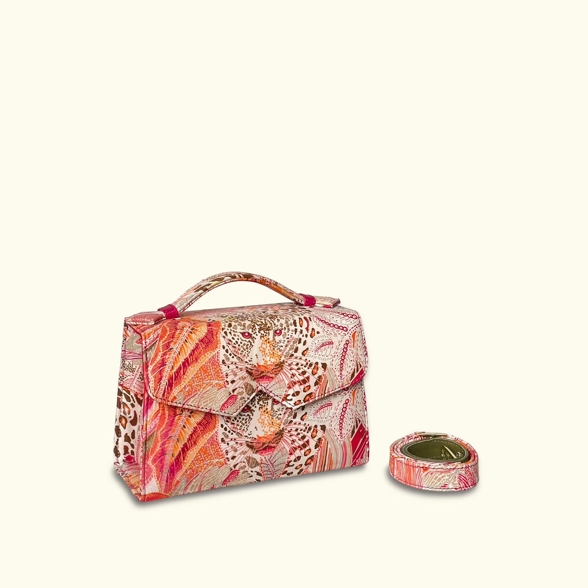 TKO Madame Pink Leather Bag (C) (167)