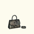 Alpha Classic  2.0 Green & Black Leather Bag