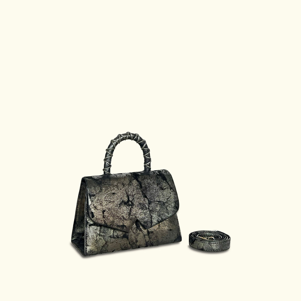 Alpha Classic  2.0 Green & Black Leather Bag