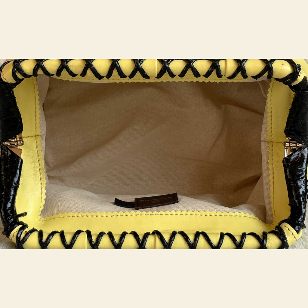 Heatwave Woven leather shoulder bag