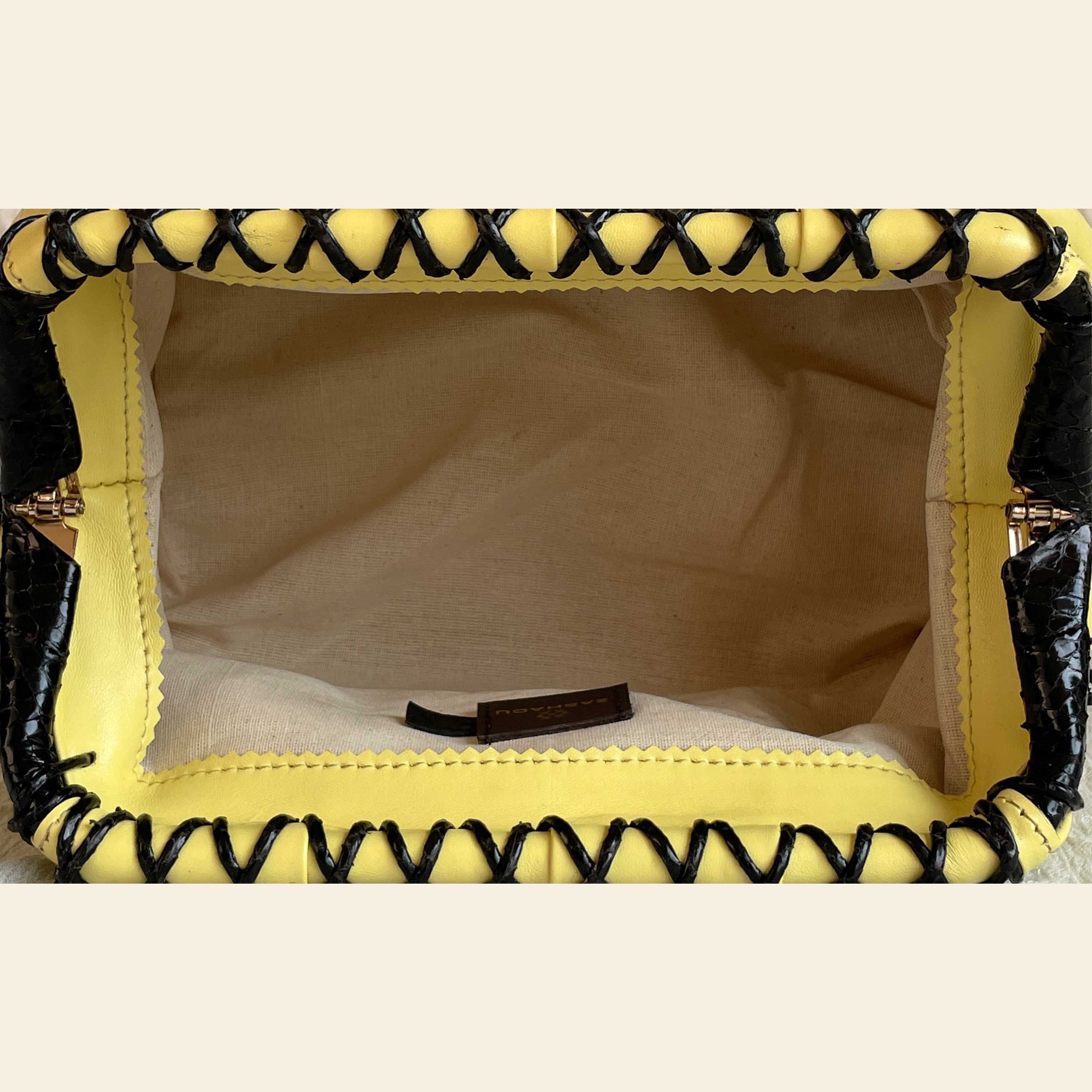 Heatwave Woven leather shoulder bag