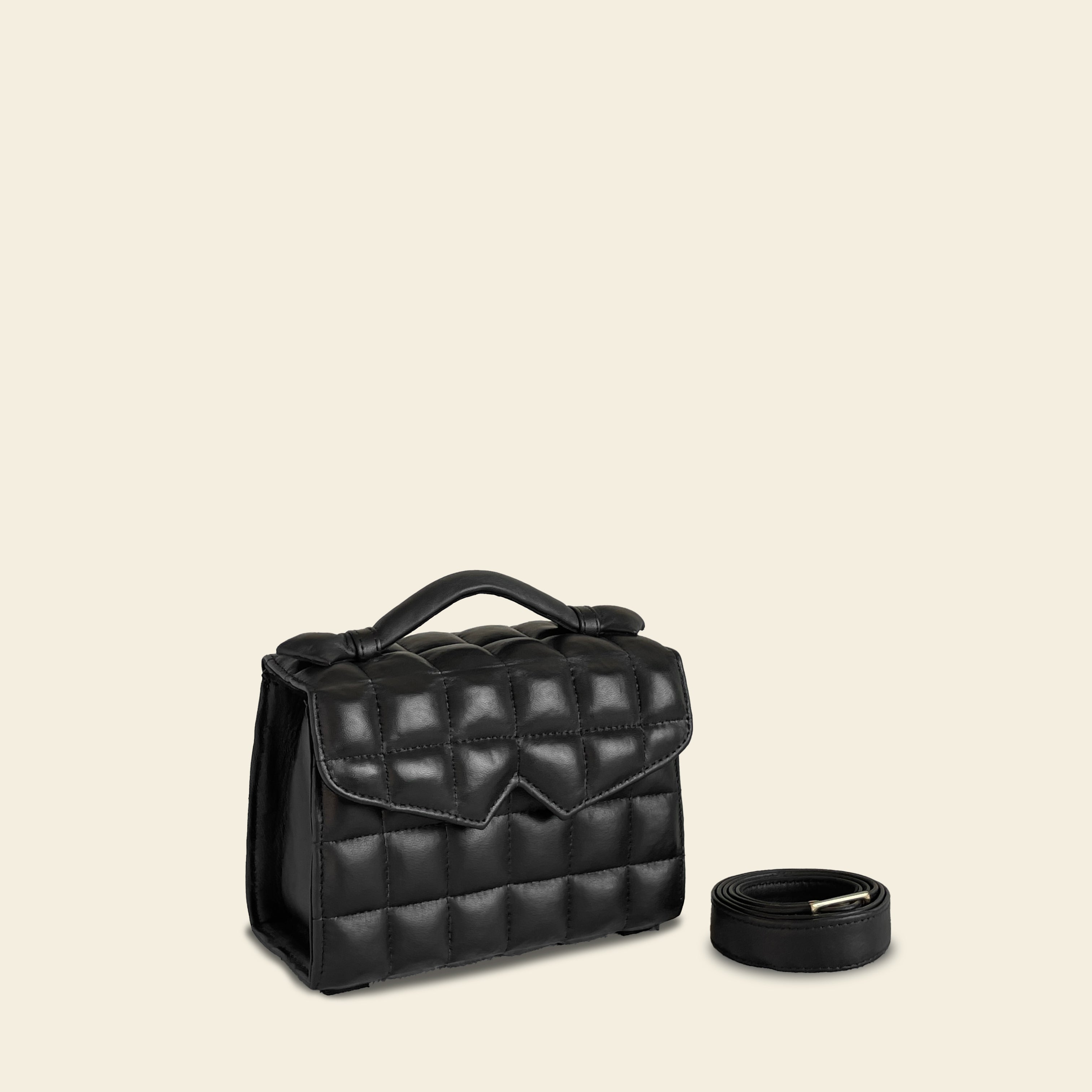 TKO CLASSIC - Quilted nappa leather handbag