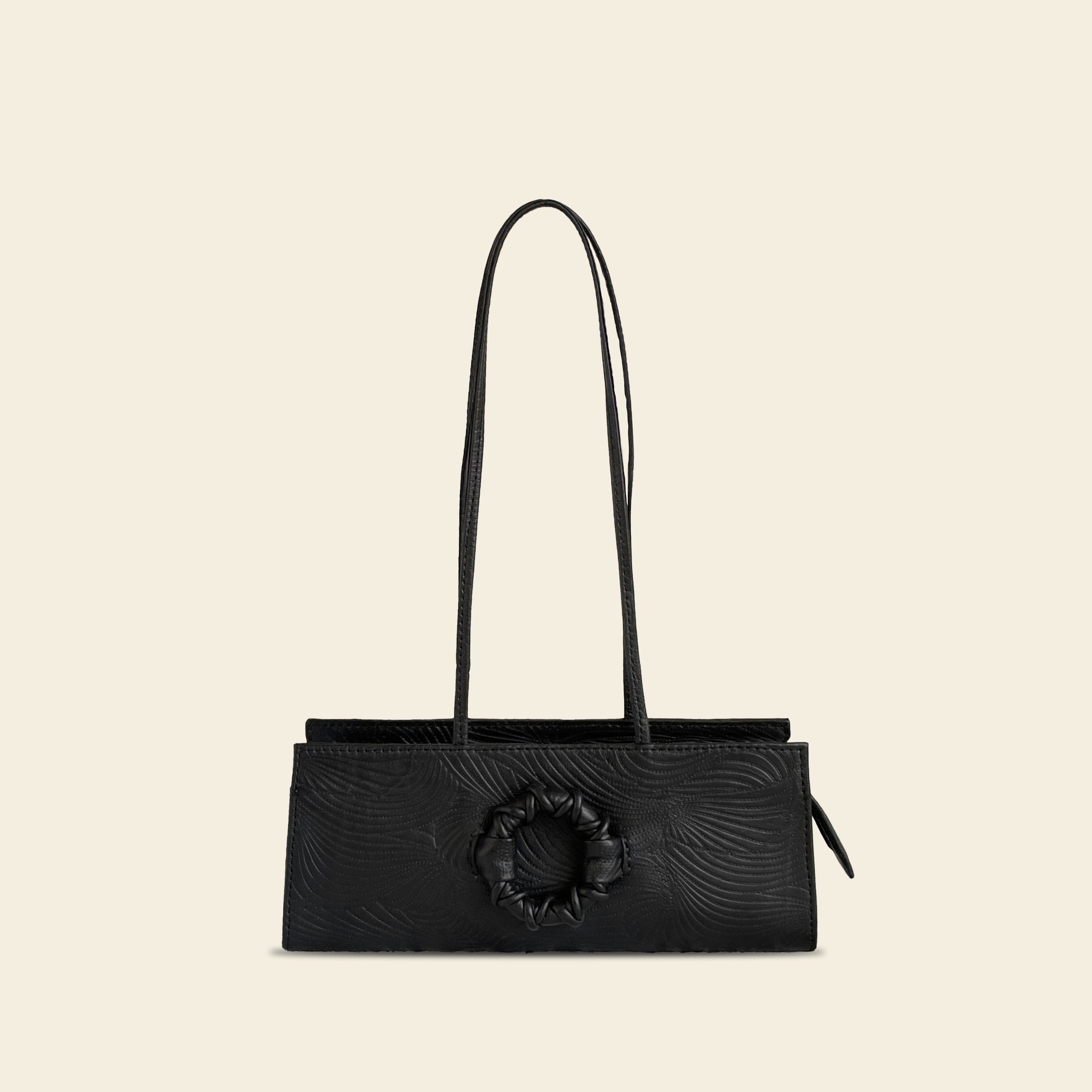 OFF-DUTY - Laser-printed leather shoulder bag