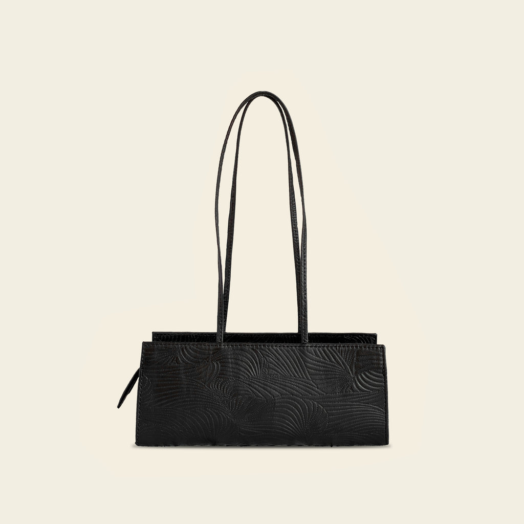 OFF-DUTY - Laser-printed leather shoulder bag