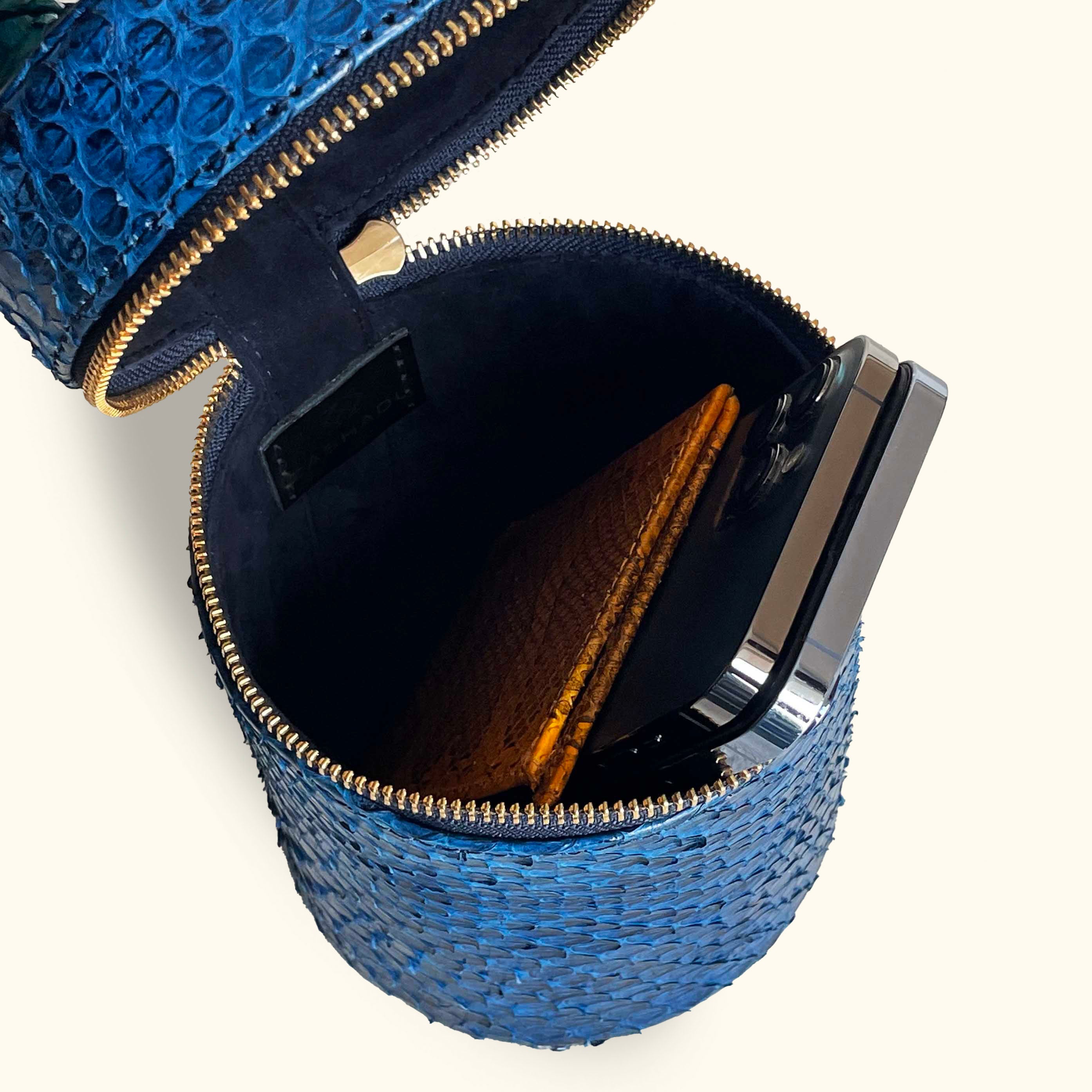 Barrel Bag Azure Blue