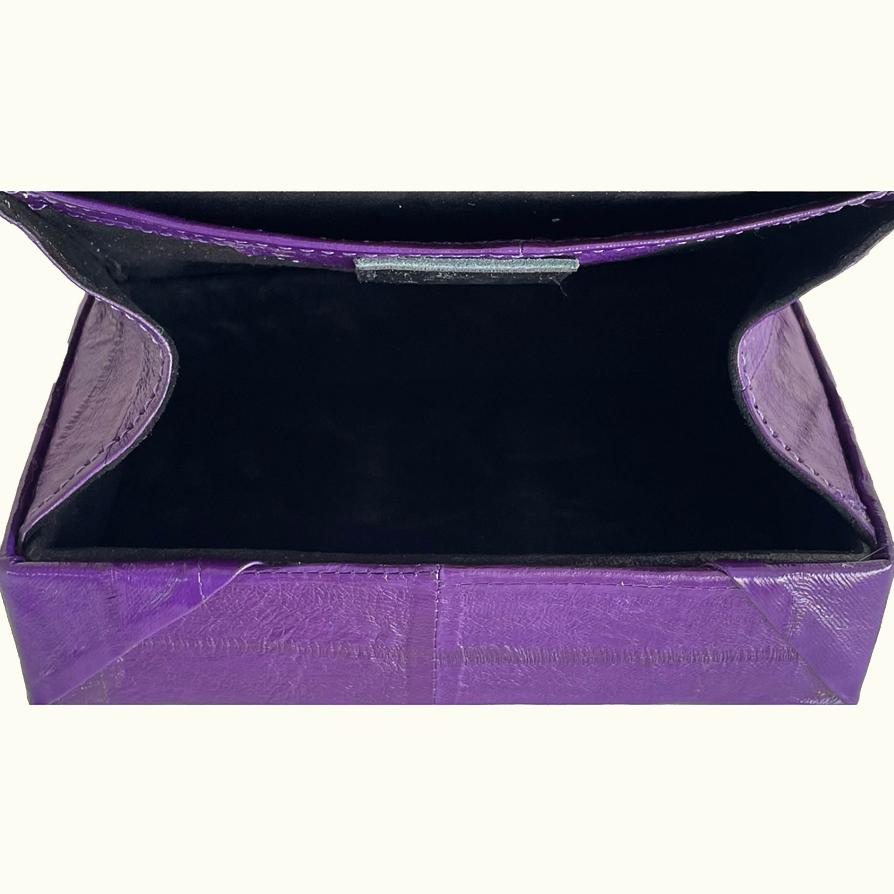 Box Clutch Mini Purple