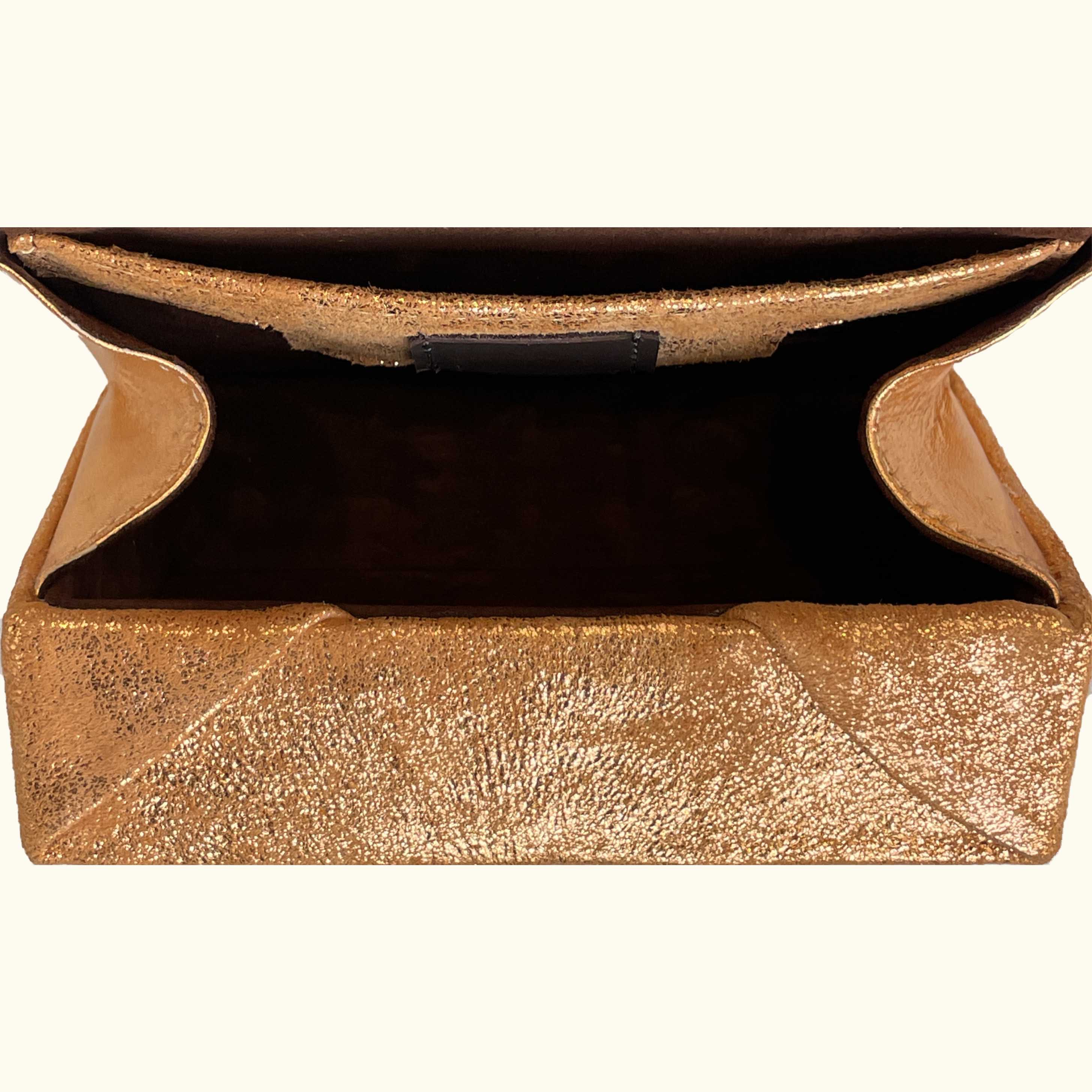 The Gather Box Clutch Mini Orange