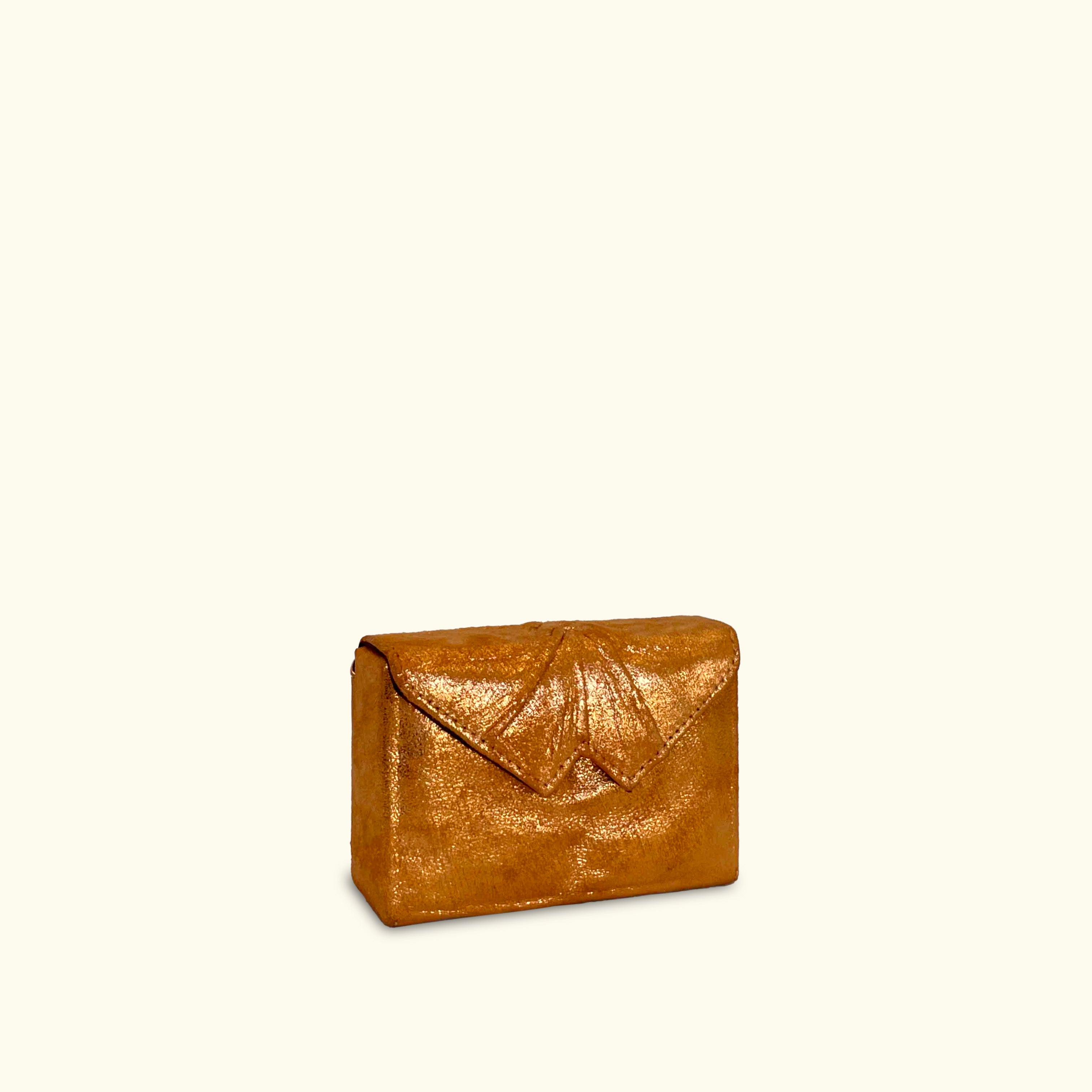 The Gather Box Clutch Mini Orange