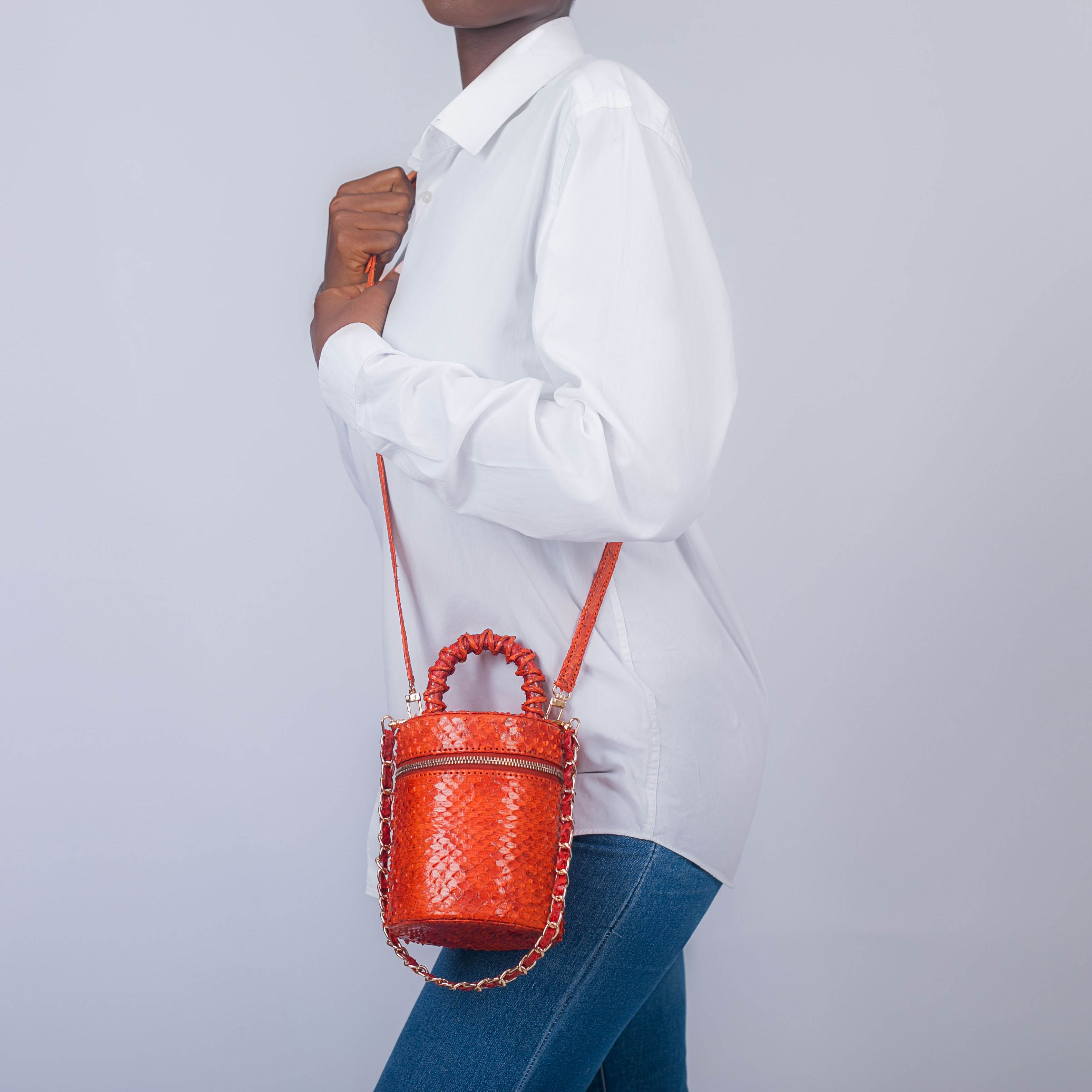 Barrel Bag Amber