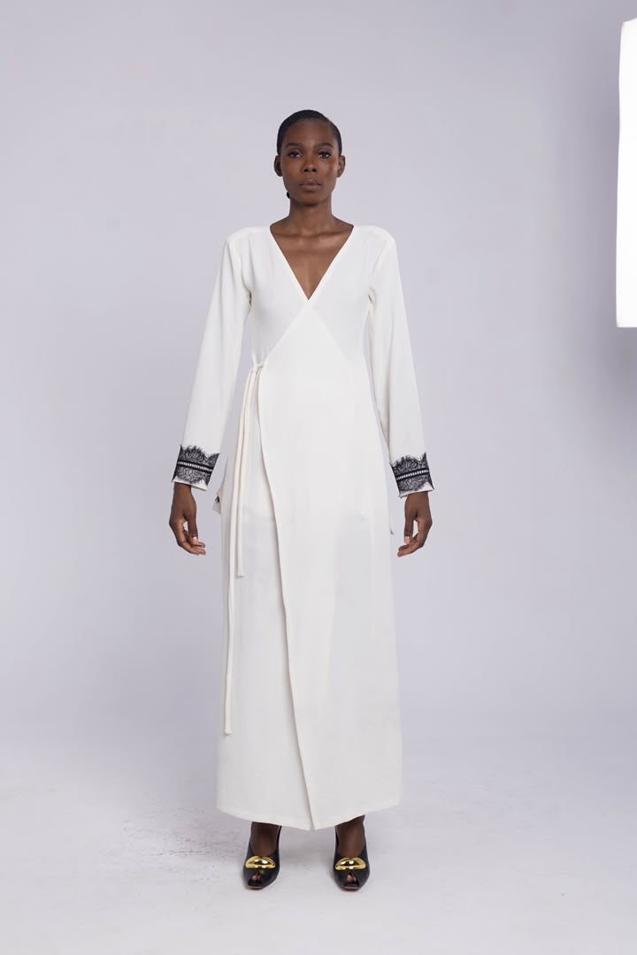 BONE STRAIGHT DUSTER JACKET (PREORDER)