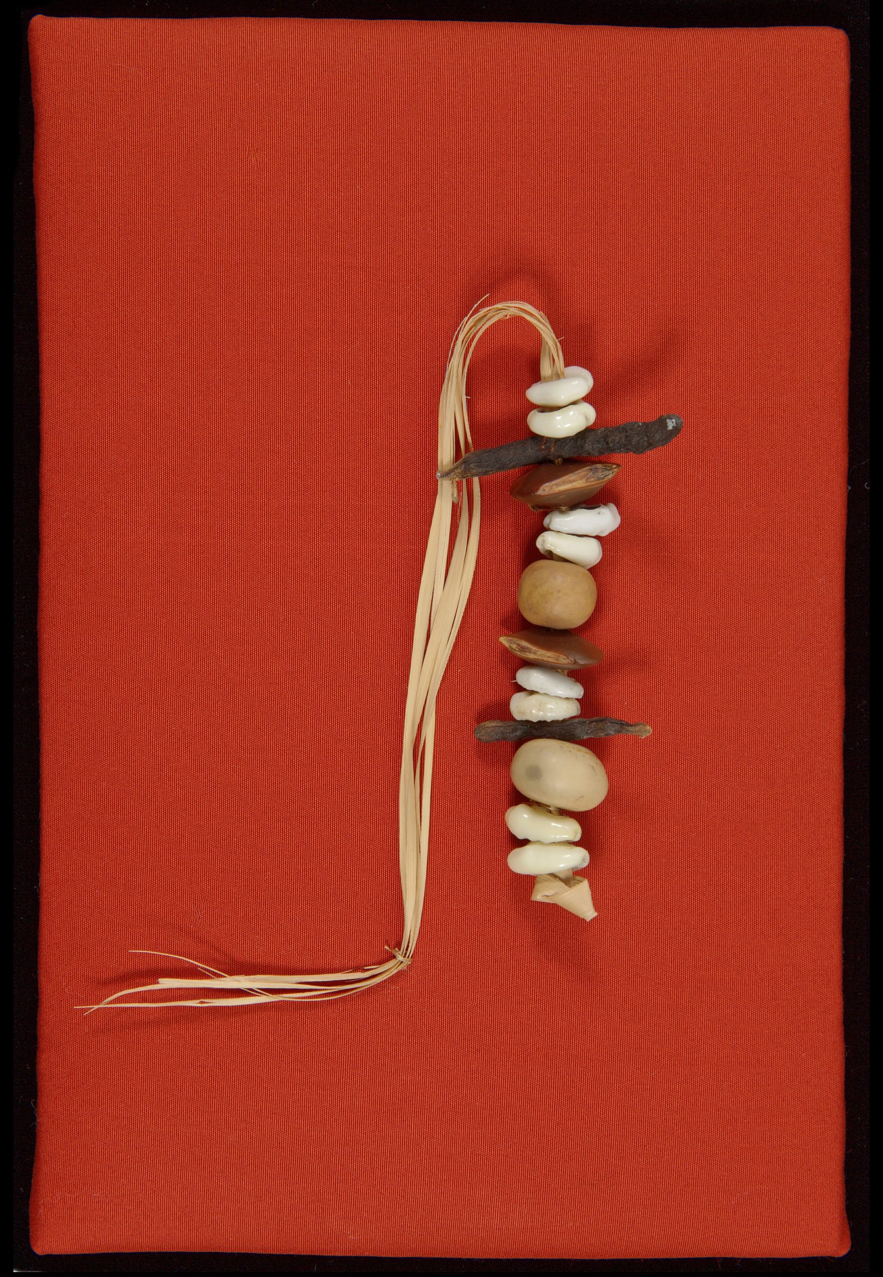 This letter, made of cowrie shells and seeds, is a message of peace and goodwill in the àrokò messaging system of Nigeria.
Usage terms © Pitt Rivers Museum; University of Oxford
Held by© Pitt Rivers Museum and University of Oxford ( British Library)