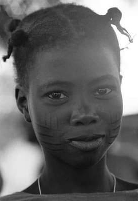 Yoruba girl with facial scarification, Meko - Eliot Elisofon Photographic Archives, National Museum of African Art, Smithsonian Institution